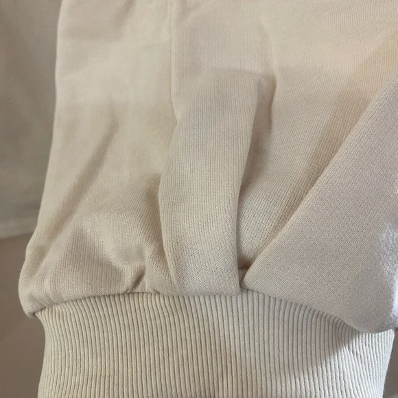 Ava and Viv Mock Neck Cream Sweatshirt size 3XL - Picture 3 of 6